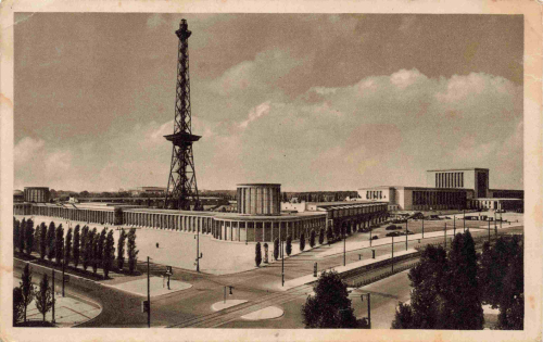 Westend Berlin Ausstellungsgelände alte Ansichtskarte o 1939