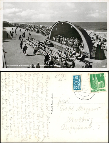 Sylt Westerland Promenade 26.5.51