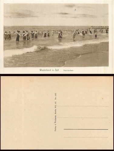Westerland Sylt Familienbad *ca. 1930