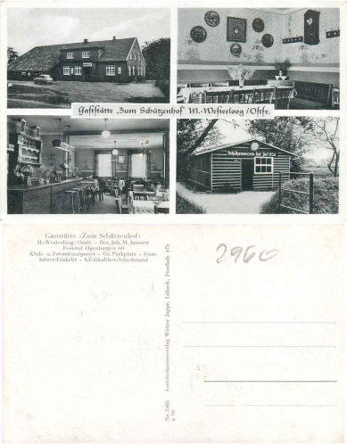 26607 Westerloog Gasthaus Zum Schuetzenhof * ca. 1950