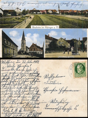 Westheim Biebelried o 22.02.1917