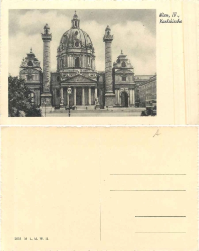 Wien IV Karlskirche *ca. 1930