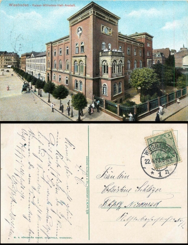 Wiesbaden Kaiser-Wilhelm-Heilanstalt o 22.4.1913