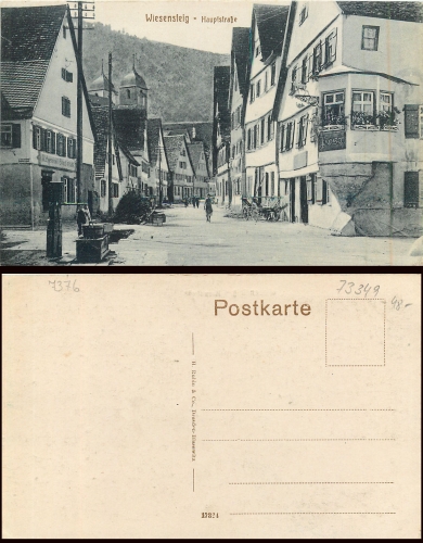 Wiesensteig Hauptstrasse * ca. 1915