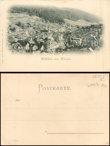 Wildbad von Westen * ca. 1900