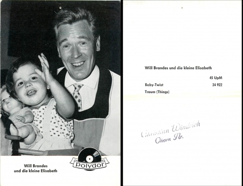 Will Brandes and little Elisabeth Polydor