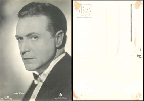 Willy Fritsch Film+Foto+Verlag G 160
