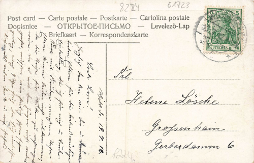 01723 Wilsdruff Sachsen Partie am Saubach o 1912