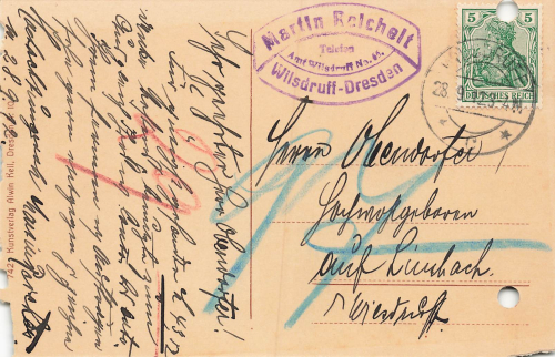 01723 Wilsdruff Sachsen Hotel Weisser Adler Marktplatz o 1912