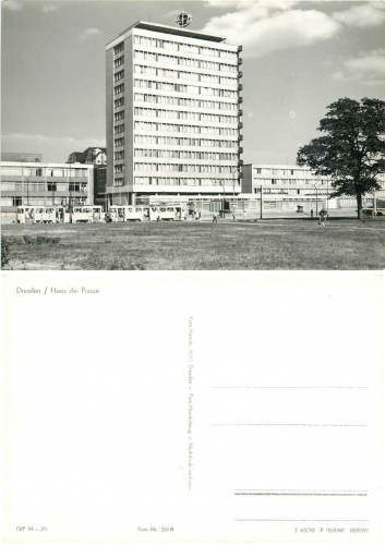 Wilsdruffer suburb Dresden Press House *1970 Hanich2168
