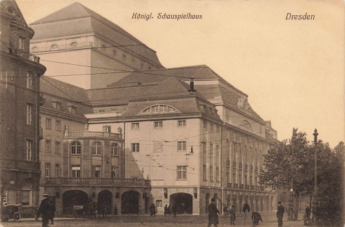Wilsdruffer Vorstadt Dresden Ostra Allee Schauspielhaus * um 1910