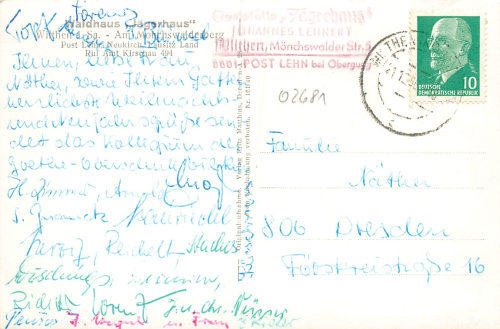 02681 Wilthen Oberlausitz Waldhaus Jägerhaus o 1966