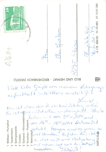 02681 Wilthen Oberlausitz Mehrbildkarte o 1982