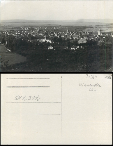 Winnenden full view real photo postcard * 1915