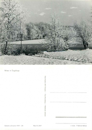 Erzgebirge im Winter *1966 Hanich2019