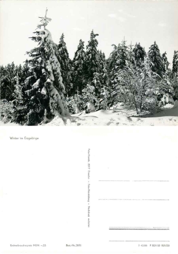 Winter im Erzgebirge *1966 Hanich2011