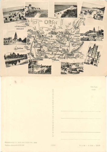 Wismarer Bucht mit Alfred Hoppe 8023 Ostsee III 1962