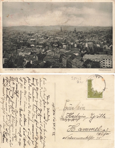 Witten Ruhr Panoramablick o 30.5.1930