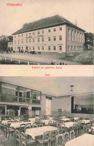 Wittgensdorf Chemnitz Gasthofs zur goldenen Sonne o 1914