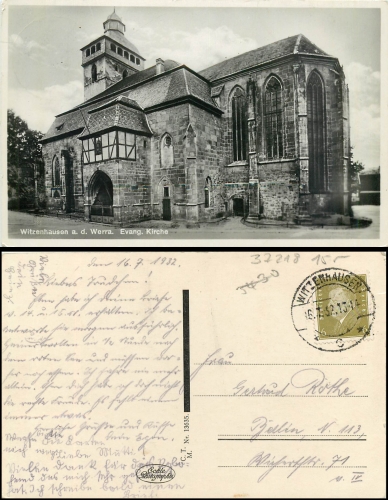 Witzenhausen Evang. Kirche o 16.7.32