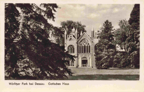 Wörlitzer Park Gothisches Haus * um 1950
