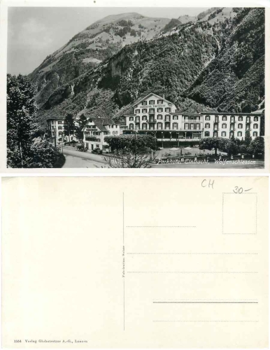 Wolfenschiessen Parkhotel Eintracht * ca. 1930