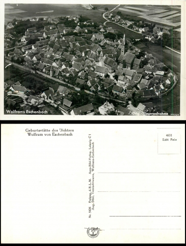 Wolframseschenbach Fliegeraufnahme * ca. 1940