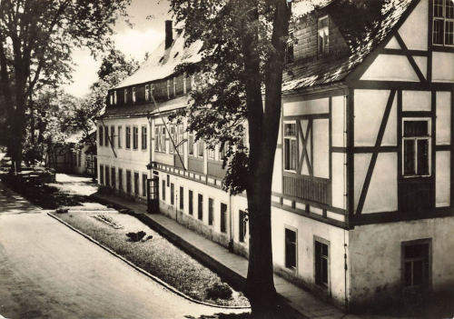 09429 Wolkenstein Warmbad Badehaus o 1965