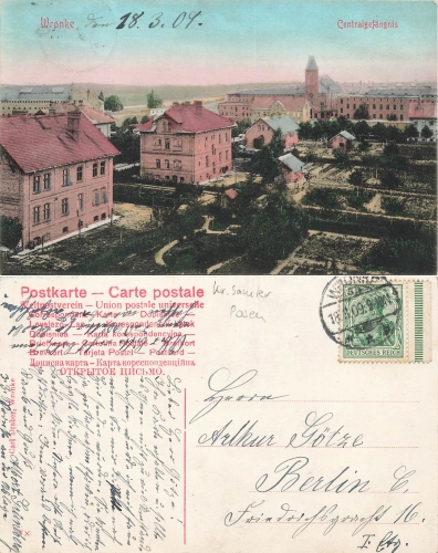 Wronke Posen Central Prison Wronki o 1909