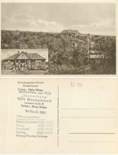 09358 Wuestenbrand allotment garden association br. circa 1930