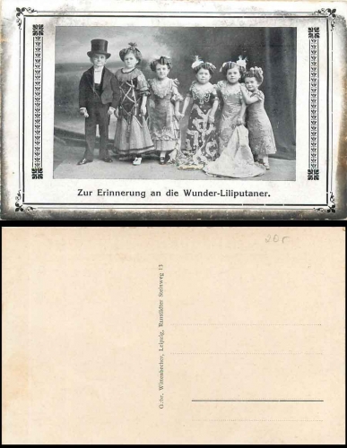 Zwerge, Kleine Menschen, Erinnerung an Wunder-Liliputaner, * ca. 1920