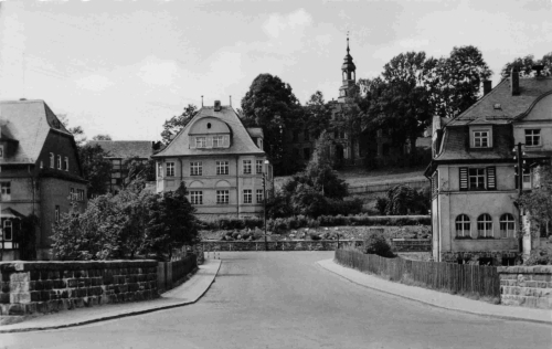 07343 Wurzbach Thüringen Schule und Gemeindeamt * 1960