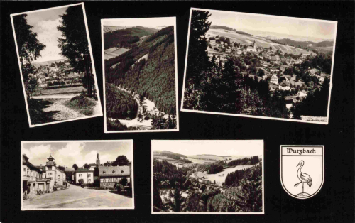 07343 Wurzbach Thüringen Mehrbildkarte * 1963
