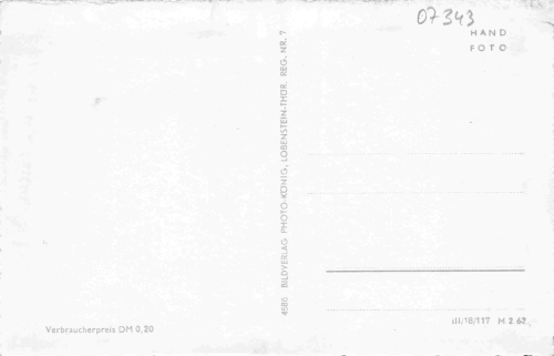 07343 Wurzbach Thüringen HOG Thüringer Hof * 1962