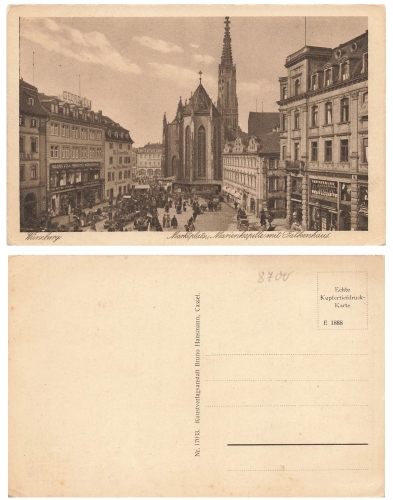 Würzburg Marktplatz * ca. 1915