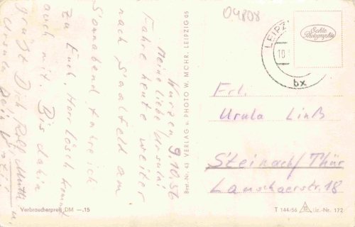 Wurzen Sachsen Dom o 1956