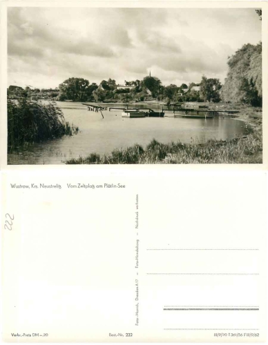 17255 Wustrow vom Zeltplatz zum Plaetlin See  *1956 Hanich0222