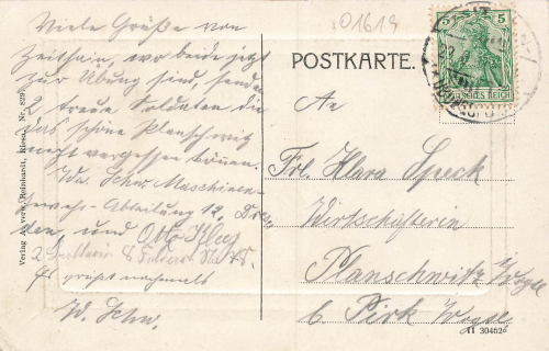 01619 Zeithain Truppenübungsplatz Fabrice Strasse Hauptwache o 1911