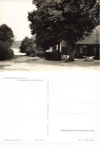 16827 Zermuetzel Neuruppin Gasthaus Wittkopf *1961 Hanich1376