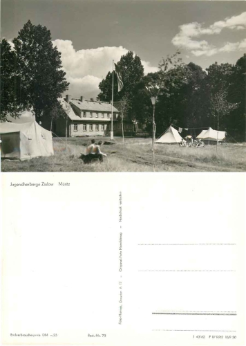 17207 Zielow Youth Hostel Mueritz *1962