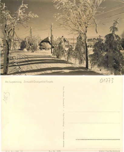 01773 Zinnwald Lugsteinweg *1956 Hanich1023