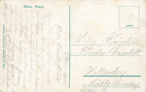 Zittau Weinau gebraucht 1917