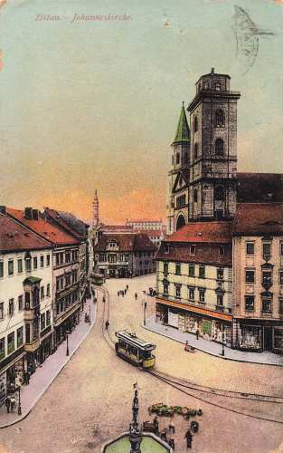 Zittau Sachsen Johanniskirche o um 1920