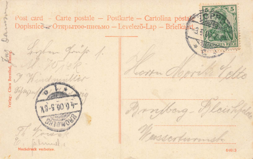 Zoppot Seesteg Pommern Sopot o 1906