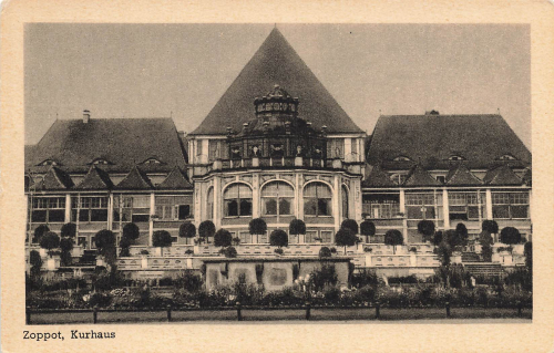 Zoppot Kurhaus Pommern Sopot * 1920