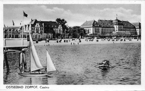 Zoppot Casino Pommern Sopot * um 1930