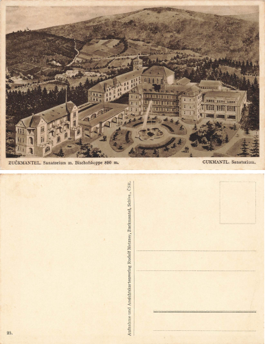 Zuckmantel Altvatergebirge Sanatorium Cukmantel * um 1930