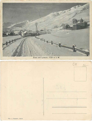 Zuoz und Lyceum * ca. 1920