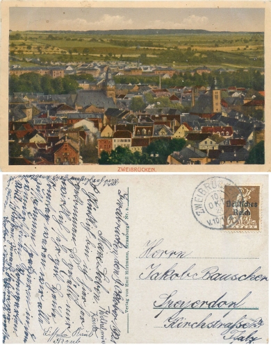 Zweibucken o 10.10.1921