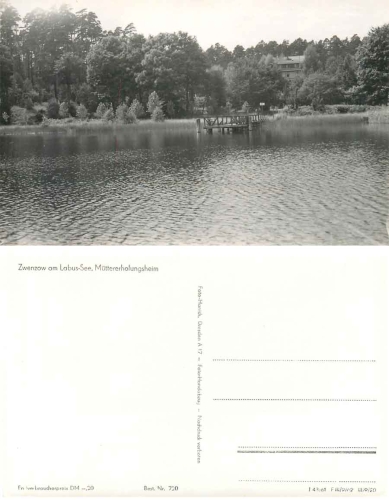 17237 Zwenzow am Labus See Müttererholungsheim *1961 Hanich0720